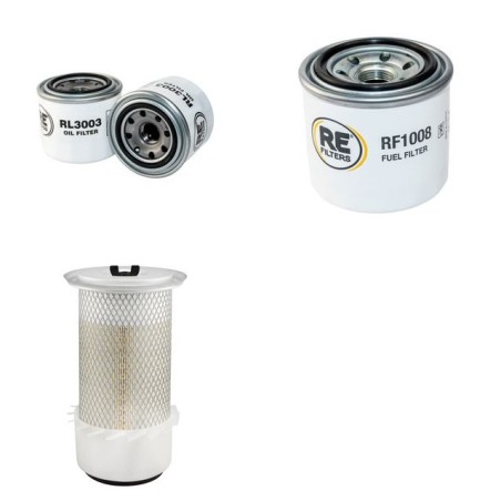 EUROCOMACH ES 500 Filter Service Kit Air Oil Fuel Filters w/ISUZU 4LE1 PA03 Eng.