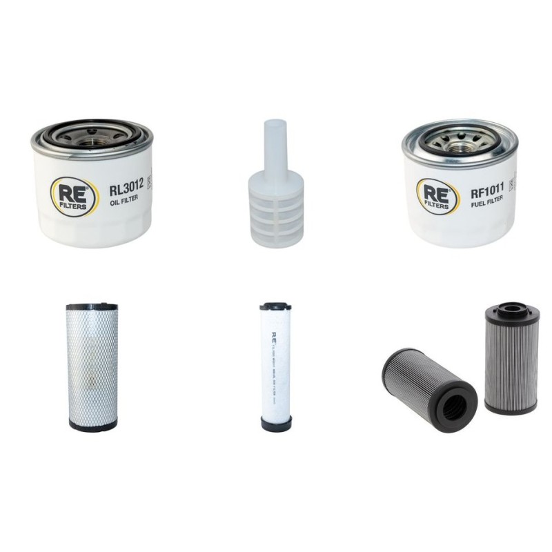 EUROCOMACH ES 950 TR Filter Service Kit w/Yanmar 4TNV98 Eng.