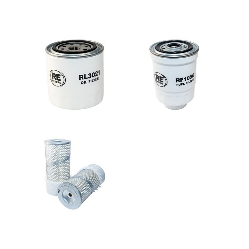 EUROMACH 6500M Filter Service Kit Air Oil Fuel Filters w/Kubota Eng.
