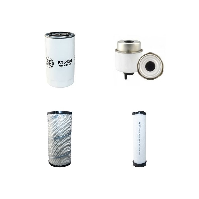 CASE 695 ST Filter Service Kit Air Oil Fuel Filters w/CNH 445TA/EGR Eng.   YR  2011-