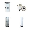 CASE 695 ST Filter Service Kit Air Oil Fuel Filters w/CNH 445TA/EGR Eng.   YR  2011-
