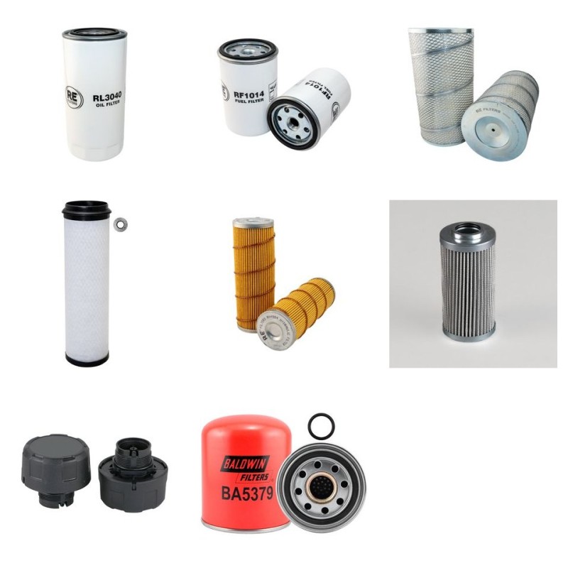 FAUN-FRISCH F 1300 B Filter Service Kit w/Deutz F6L912 Eng.