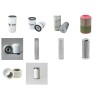 FAUN-FRISCH FR 1035LC Filter Service Kit w/Deutz F5L912 Eng.