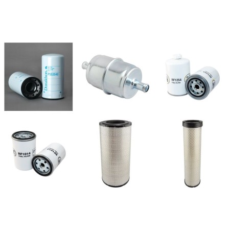 Filter kit for Case 721 C Air Oil Fuel Filters with Cummins Engine  YR 2000-