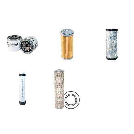 HITACHI EX 27-U Filter Service Kit w/Isuzu 3LD1 Eng.