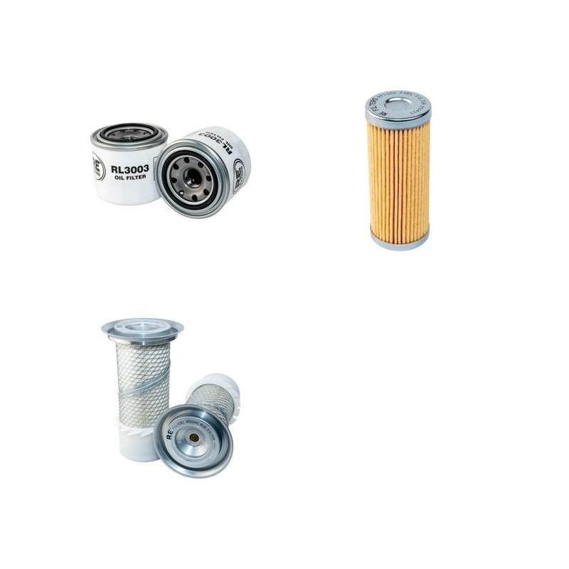 HITACHI EX 30-2 Filter Service Kit w/Kubota V 1505 Eng. Air, Oil, Fuel Filters