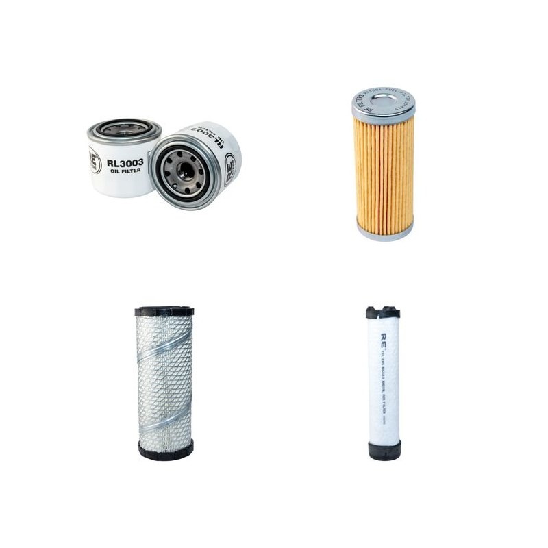 Filter Kit For Hitachi EX55UR-3 Filter Service Kit - Air, Oil, Fuel Filters