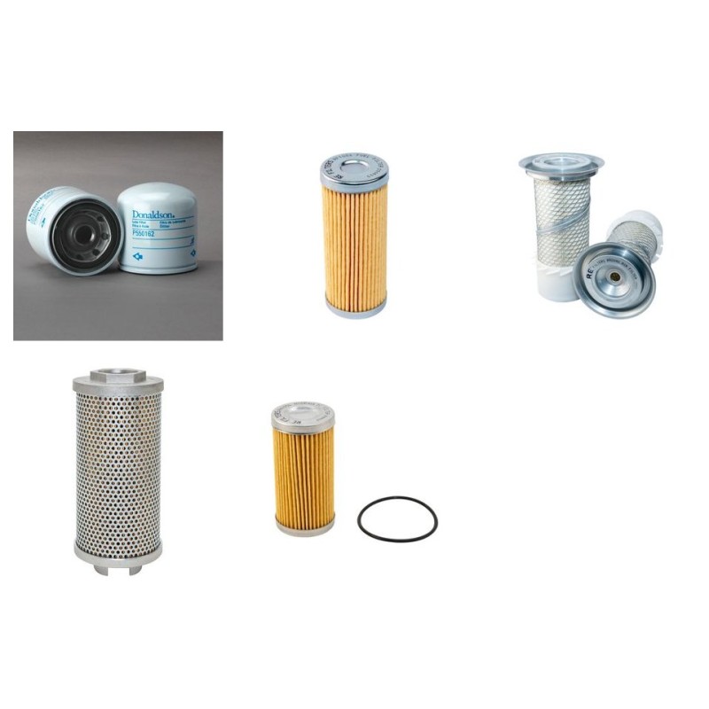 HITACHI EX 58MU Filter Service Kit w/Isuzu 4LE1 Eng.