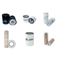 Hitachi EX60 Filter Service Kit with Isuzu 4BD1 Engine
