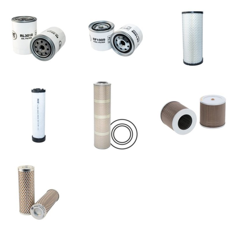 Filter Kit For Hitachi EX 60-2 Filter Service Kit with Nissan BD 3004 Engine