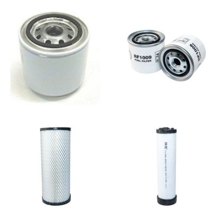 HITACHI EX 60-5 Filter Service Kit Air Oil Fuel Filters w/Nissan BD 3304 Eng.
