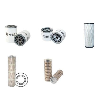 Filter Kit For Hitachi EX 60 WD-2 Filter Service Kit with Nissan Bd 3004 Engine