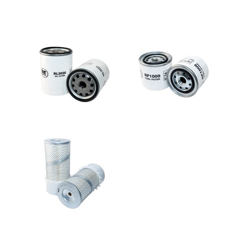 Filter Kit For Hitachi EX 90-1 Filter Service Kit Air Oil Fuel Filters with Isuzu 4BD1 Engine