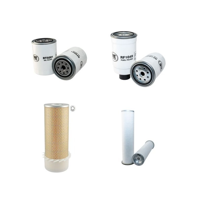 Filter Kit For Hitachi EX 95 W Filter Service Kit Air Oil Fuel Filters with Perkins 1004.42 Engine