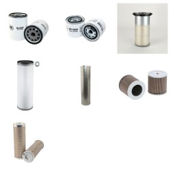 Hitachi EX100-3 Filter Service Kit with Isuzu 4BG1 Engine