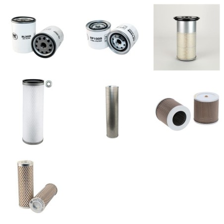 Filter Kit For Hitachi EX 100-3 Filter Service Kit with Isuzu 4BG1 Engine