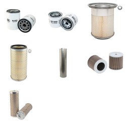 Filter Kit For Hitachi EX 100WD-3 Filter Service Kit with Isuzu 4Bd1 Engine