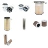 Filter Kit For Hitachi EX 100WD-3 Filter Service Kit with Isuzu 4Bd1 Engine