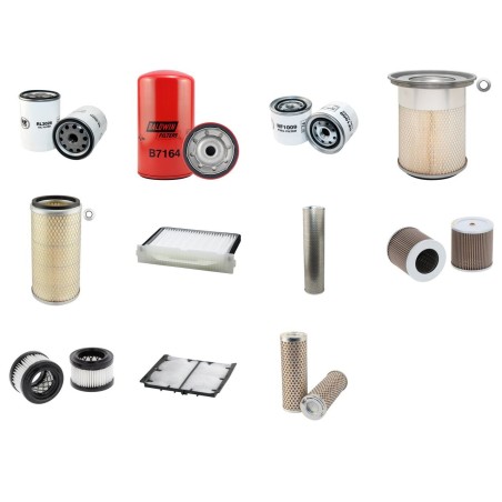 Filter Kit For Hitachi EX 120-3 Filter Service Kit with Isuzu 4BD1 Engine
