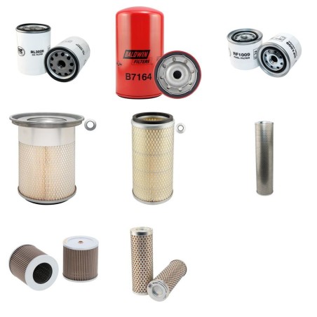 Filter Kit For Hitachi EX130-5, EX130H-5 Filter Service Kit