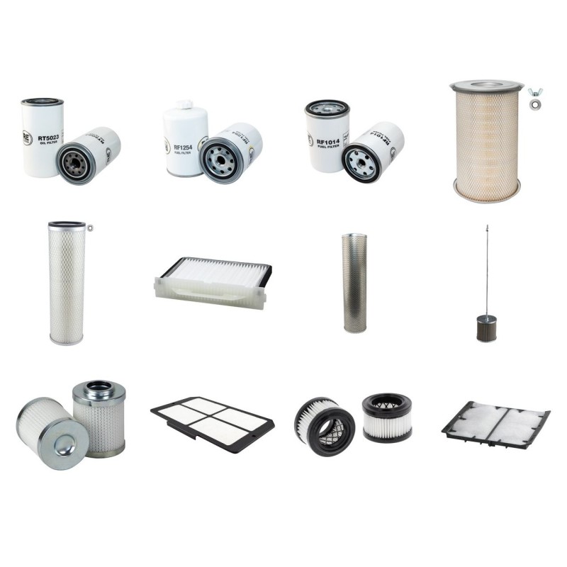 Filter Kit For Hitachi EX 135 WT Filter Service Kit with Cummins B 3.9C Engine