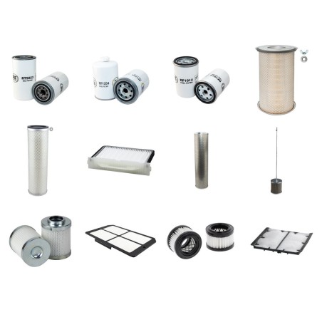 Filter Kit For Hitachi EX 135 WT Filter Service Kit with Cummins B 3.9C Engine
