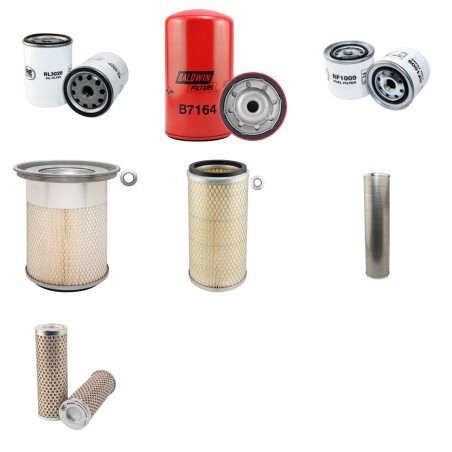 Filter Kit For Hitachi EX 150H-5 Filter Service Kit with Isuzu 4Bg1T Engine