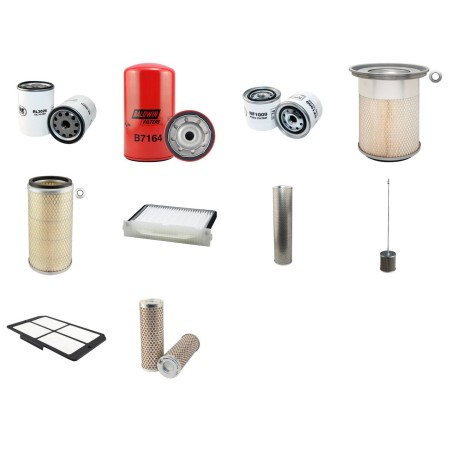 HITACHI EX 165 Filter Service Kit w/Isuzu Eng.
