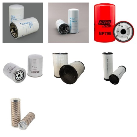 HITACHI EX 200 Filter Service Kit w/Isuzu Eng. 1996-