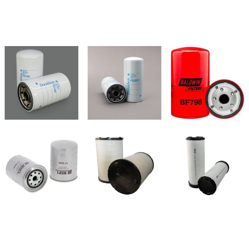 HITACHI EX 200 Filter Service Kit Air Oil Fuel Filters w/ISUZU Eng.   YR  1996-