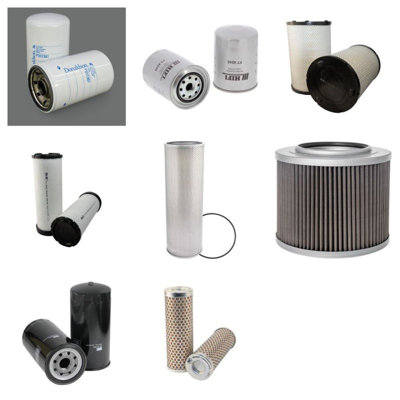 Filter Kit For Hitachi EX 210(H)(LC)-5 Filter Service Kit with Isuzu 6BG1 Engine
