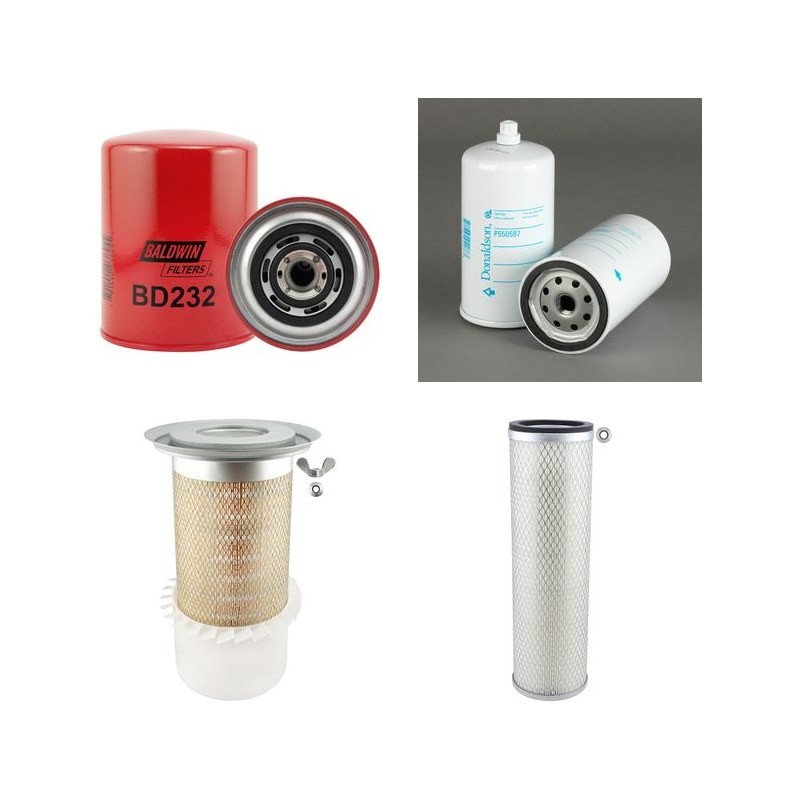 Filter Kit For Hitachi EX 215 Filter Service Kit Air Oil Fuel Filters with Fiat 8065.25.085 Engine
