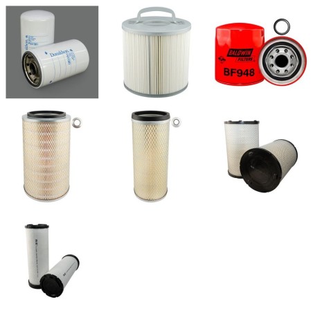 Filter Kit For Hitachi EX 220 LC Filter Service Kit with HINO H 06C-T Engine