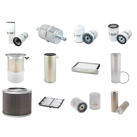 Filter Kit For Hitachi EX 255 Filter Service Kit with Cummins 6CT8.3 Engine