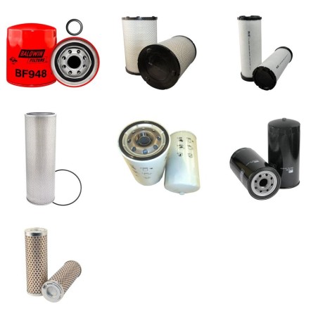 Filter Kit For Hitachi EX 270H-5 Filter Service Kit with Isuzu H 07CT Engine
