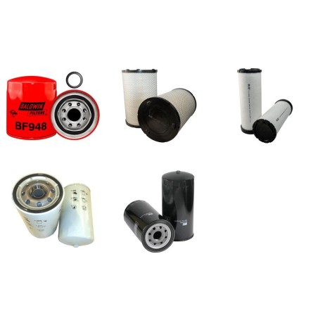 Filter Kit For Hitachi EX 280H-5 Filter Service Kit with HINO H 07CG Engine