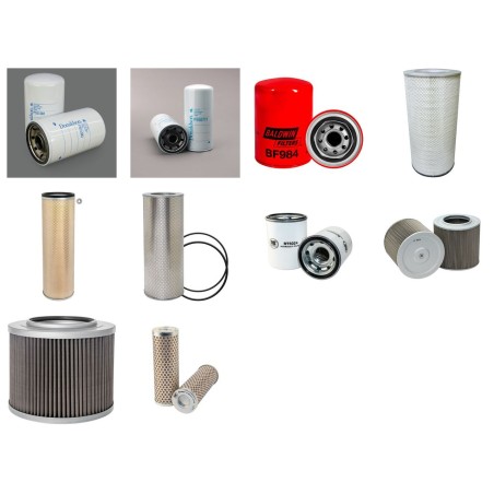 Filter Kit For Hitachi EX 1200-5C Filter Service Kit with Mitsubishi S6R-Y1TAA1 Engine