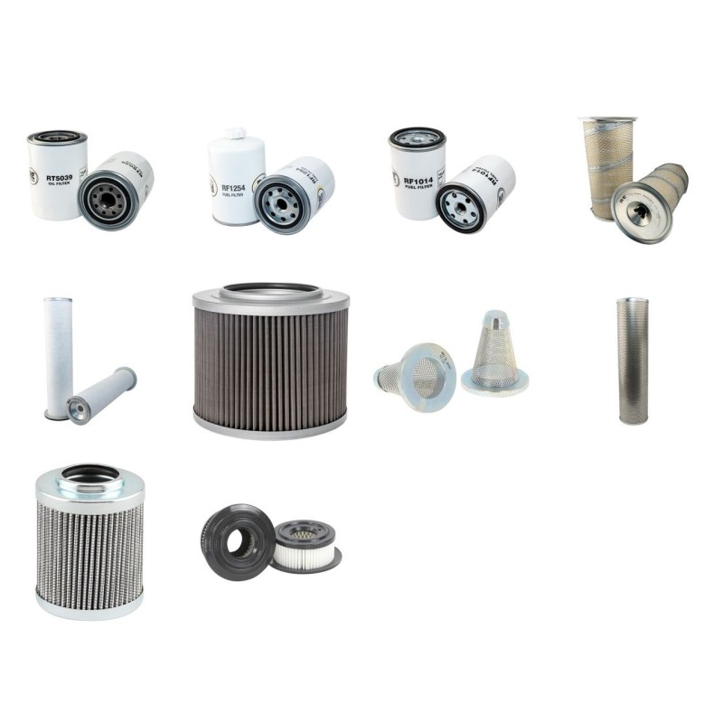 Filter Kit For Hitachi FH 130 W3 Filter Service Kit with Cummins 4Bt3.9 Engine