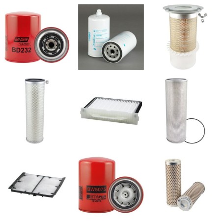 Filter Kit For Hitachi FH 215 Filter Service Kit with Iveco 8065.25T Engine