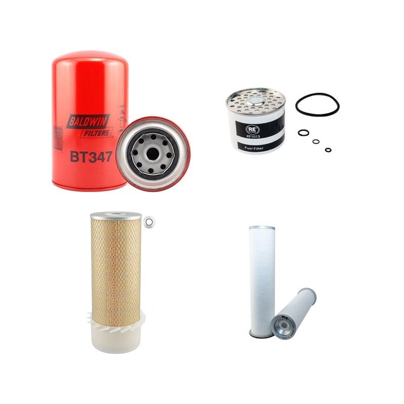 Filter Kit For Hitachi FR 7 Filter Service Kit Air Oil Fuel Filters with Fiat 8045 Engine