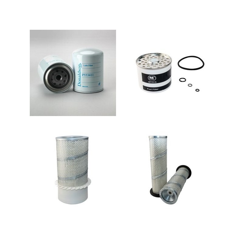 Filter Kit For Hitachi FR 10 Filter Service Kit Air Oil Fuel Filters with Fiat 8065T Engine