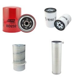 Filter Kit For Hitachi FR 130 FR 130.2 Filter Service Kit Air Oil Fuel Filters with Fiat 8065T Engine