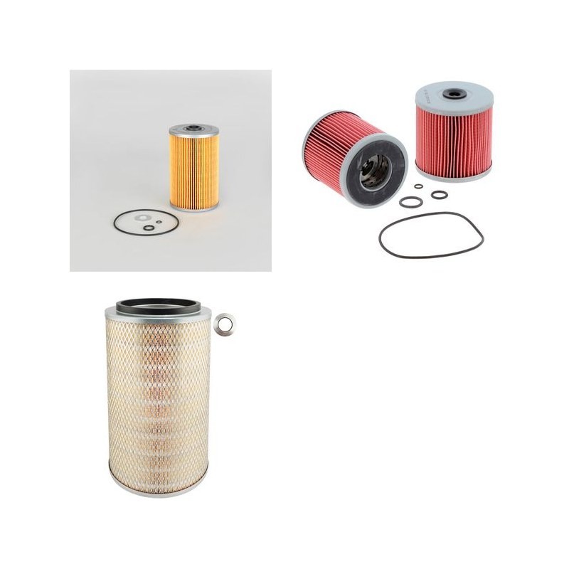 HITACHI KH 125 Filter Service Kit Air Oil Fuel Filters