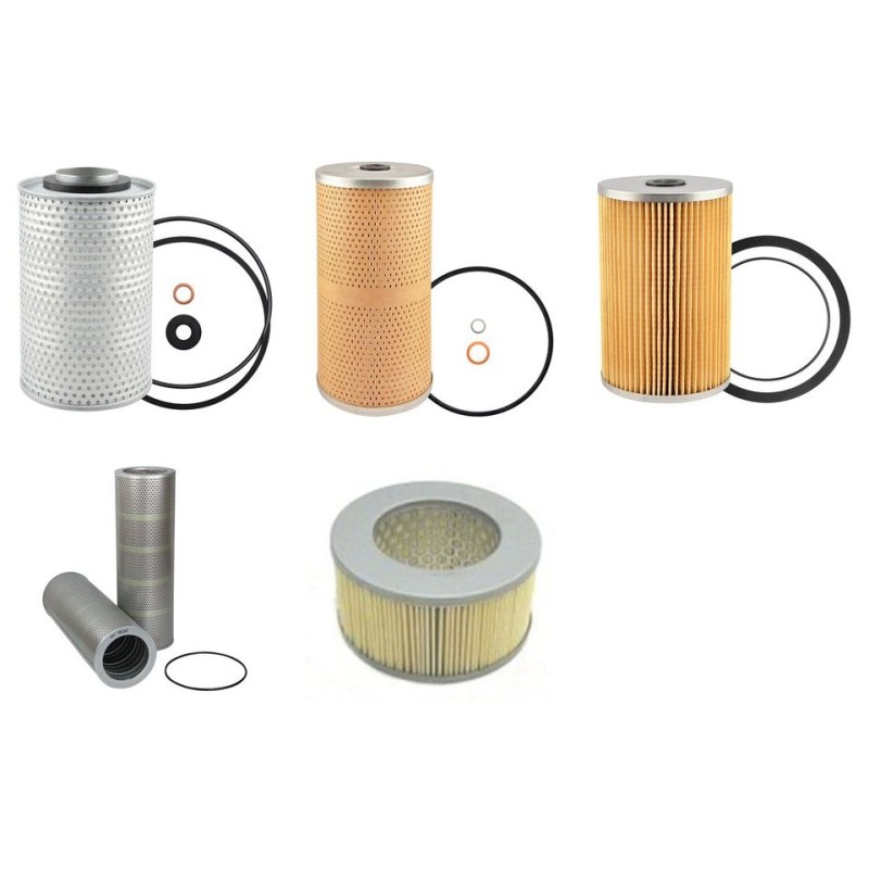 Filter Kit For Hitachi KH 150-2 Filter Service Kit with Nissan PD 604 Engine