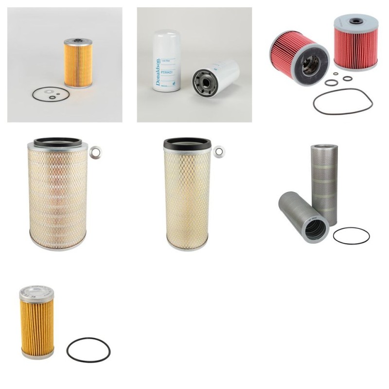 Filter Kit For Hitachi KH 230-3 Filter Service Kit with HINO EM 100 Engine