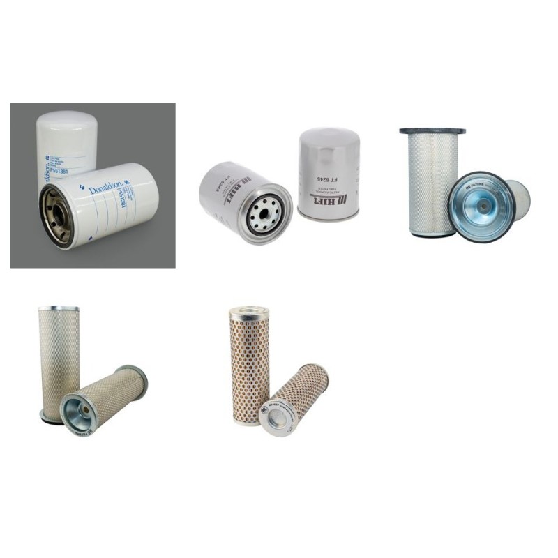 Filter Kit For Hitachi LX 80-1 Filter Service Kit with Isuzu 6Bd1 Engine