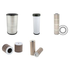 Filter Kit For Hitachi LX 80-2 Filter Service Kit with Isuzu 6Bd1 Engine