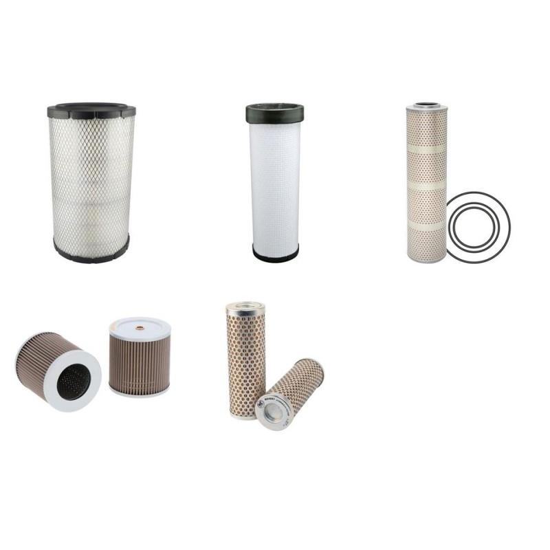 Filter Kit For Hitachi LX 80-2 Filter Service Kit with Isuzu 6Bd1 Engine