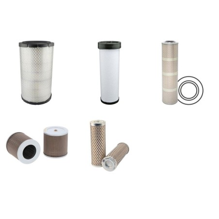 HITACHI LX 80-2 Filter Service Kit w/Isuzu 6Bd1 Eng.