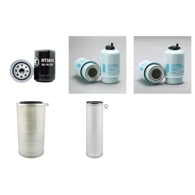 Filter Kit For Hitachi LX 120-2 Filter Service Kit Air Oil Fuel Filters